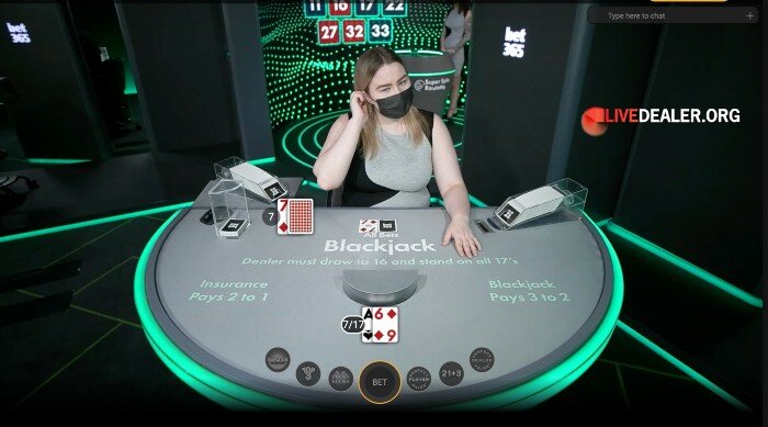 bet365 All bets blackjack