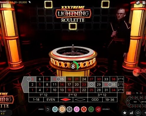 xxxtreme live roulette place bets