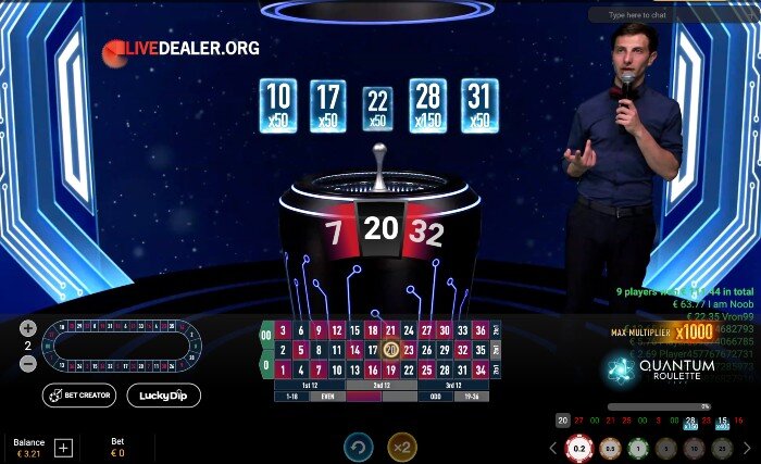 x1000 Quantum Roulette