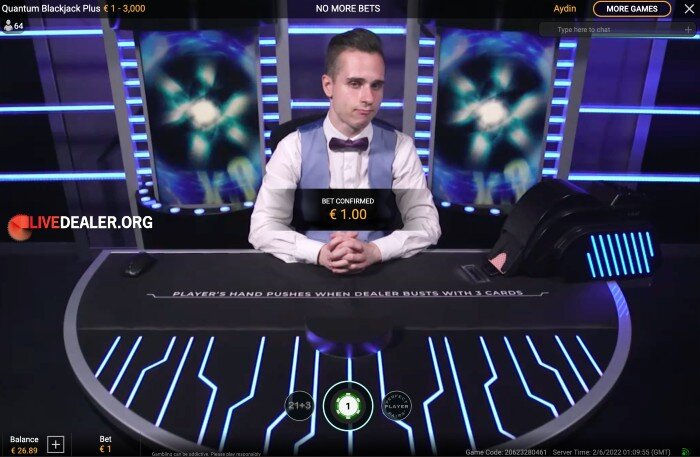 Quantum Blackjack Plus Ante