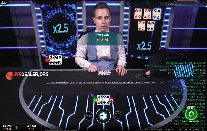 Quantum Blackjack Plus Win