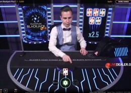 Quantum Blackjack Plus Multipliers
