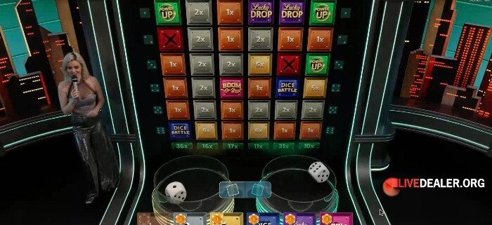 Boom City results board