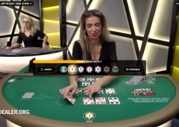 Ezugi Royal Poker place bets