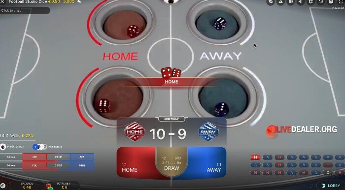 Football Studio Dice homwwin
