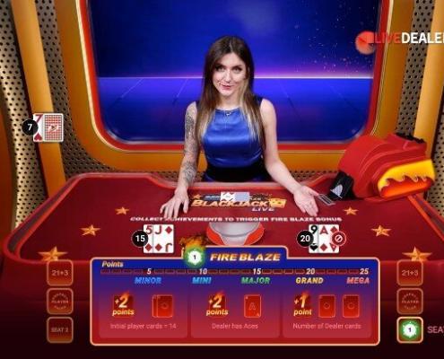 Mega Fire Blaze Blackjack
