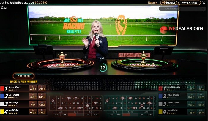 Jet Set Racing Roulette pickwinners