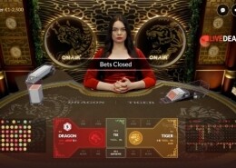 Onair Dragon Tiger bets closed