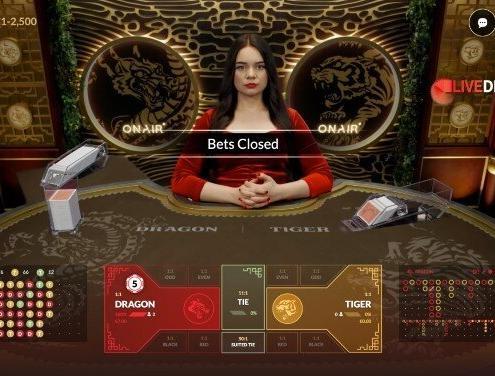 Onair Dragon Tiger bets closed