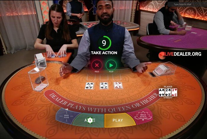 Playtech Teen Patti take action