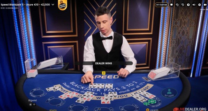 Speed blackjack badfinish