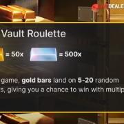 Gold Vault Roulette nutshell