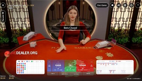 OnAir Betvictor live baccarat