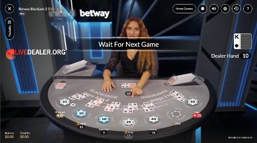 OnAir Betway blackjack