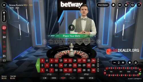 OnAir Betway roulette 