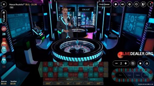 OnAir Betvictor live Nexus Roulette