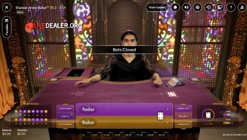 OnAir Betvictor live Andar Bahar