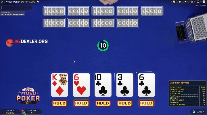 Video Poker Jacks or Better