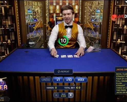 Evolution Video Poker Live