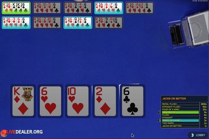 Video Poker Jacks or Better
