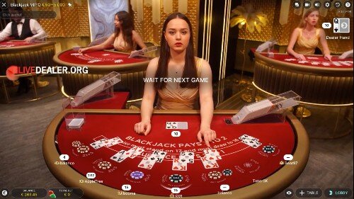 live blackjack at Platinum Play