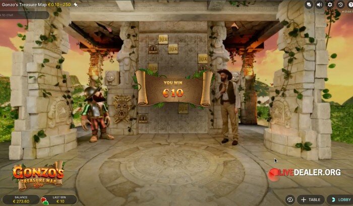 Gonzo's Treasure Map winner