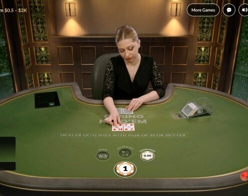 On Air Casino holdem pockets
