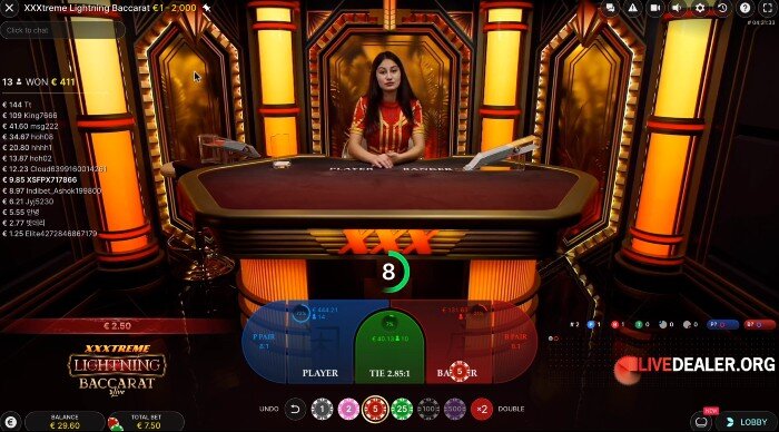xxxtreme lightning baccarat betsplease