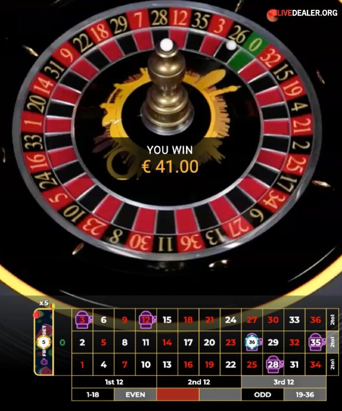 Lucky Ball Roulette win