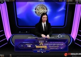 Millionaire Video Poker betting