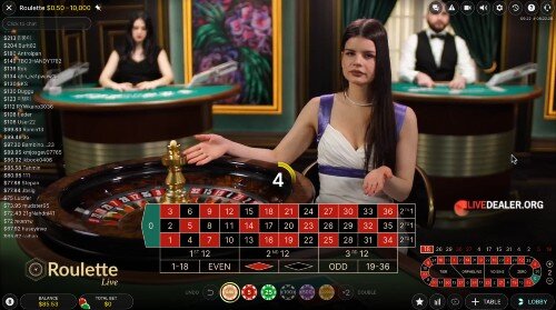 32Red live roulette