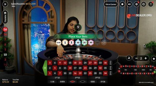32Red live roulette