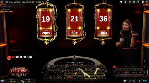 888 XXXtreme Lightning Roulette