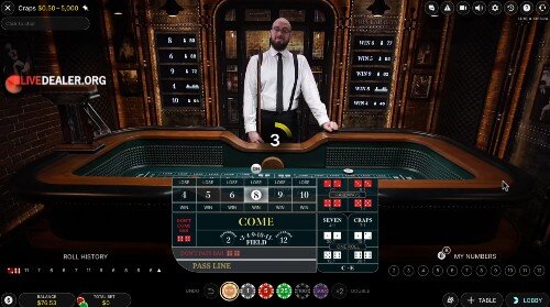 Live Craps at 888