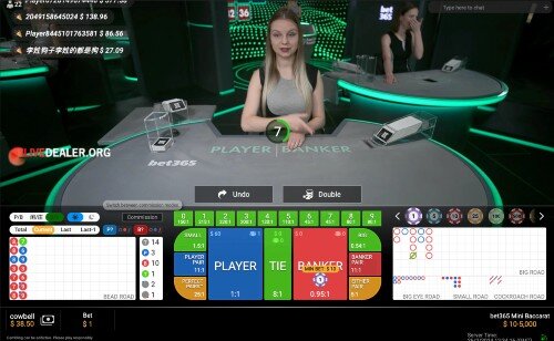 bet365 live baccarat