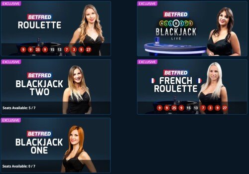 betfred live lounge