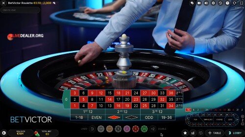 BetVictor live roulette