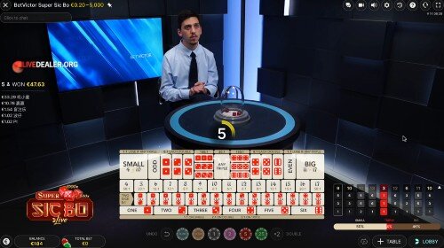 Super Sic Bo at Betvictor