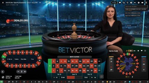 Betvictor (Pragmatic Play) live roulette