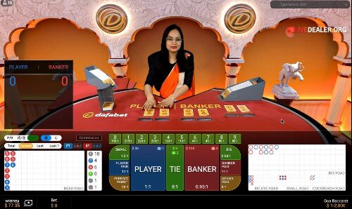 Dafabet live baccarat