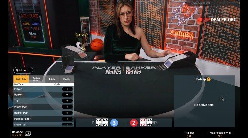 dafabet live bet on baccarat