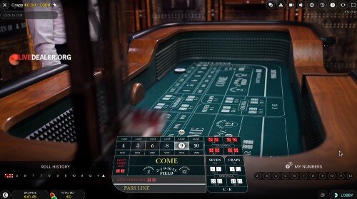 Live Craps at Durblinbet
