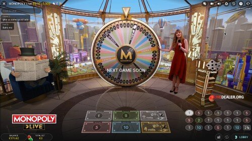 Jackpot City Monopoly Live