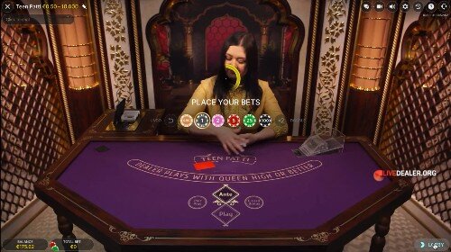Jackpot City live teen patti