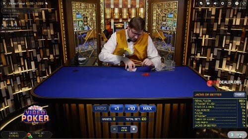Jackpot City live video poker