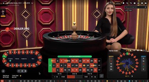 Mr Green Live Roulette tabel med Pragmatic Play dealer interface
