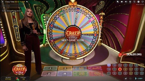 Crazy Time at Royal Vegas