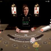 Super Stake Blackjack VIP multiplied win