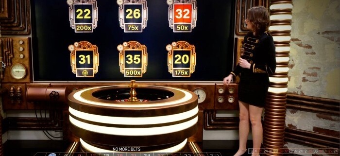 Super Stake Roulette multipliers
