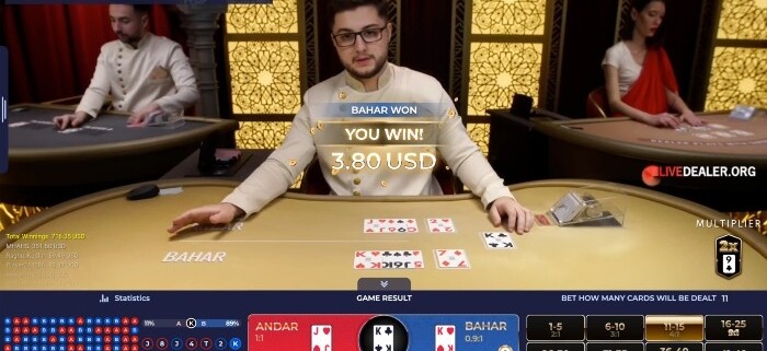 Ultimate Andar Bahar win